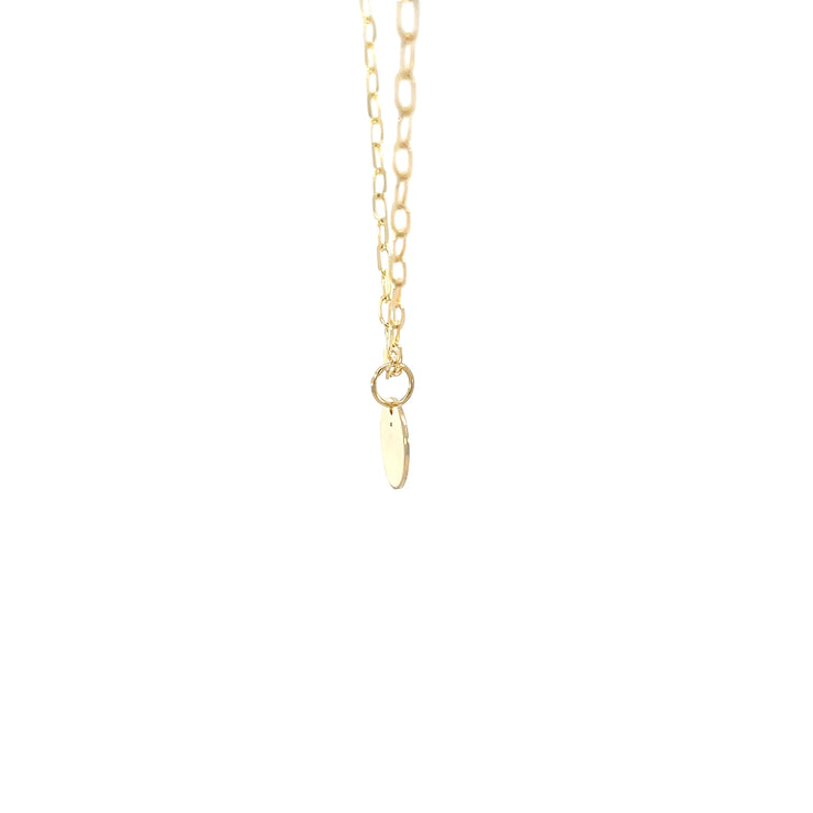 14 Karat Yellow Gold Paperclip Chain Necklace