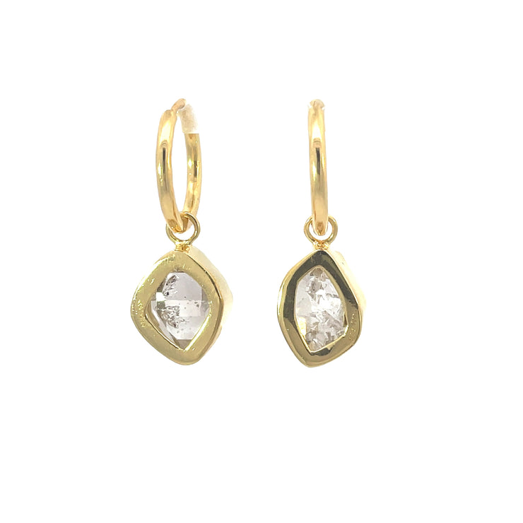 Jorge Revilla Plated Sterling Quartz Earrings