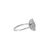 White Gold Alexandrite Diamond Ring