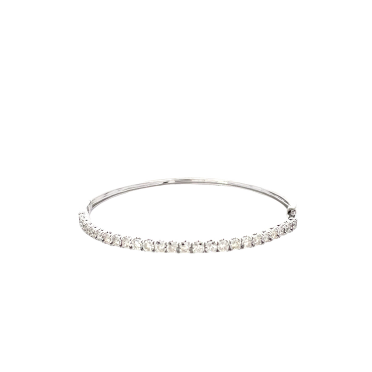 Illusion Set Diamond Bangle Bracelet