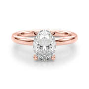 2 Carat Lab Grown Solitaire Engagement Ring