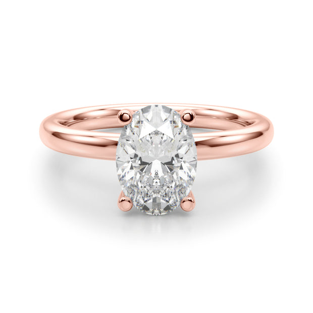 2 Carat Lab Grown Solitaire Engagement Ring