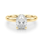 2 Carat Lab Grown Solitaire Engagement Ring