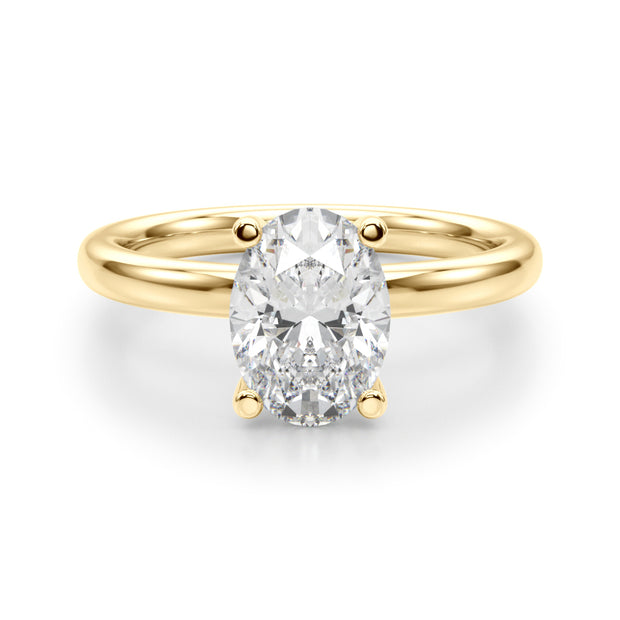 2 Carat Lab Grown Solitaire Engagement Ring