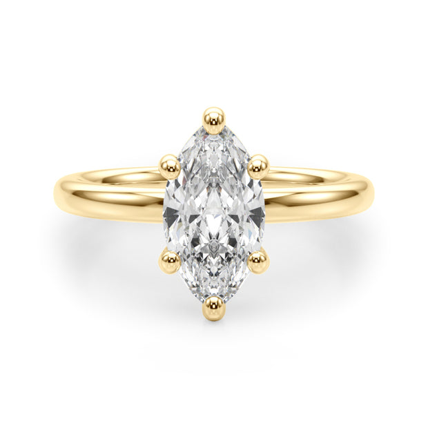 2 Carat Lab Grown Solitaire Engagement Ring