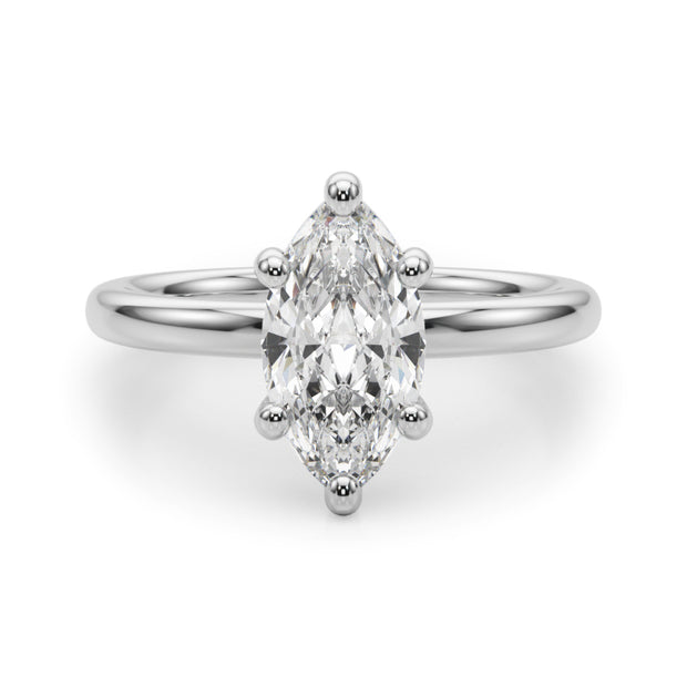 2 Carat Lab Grown Solitaire Engagement Ring