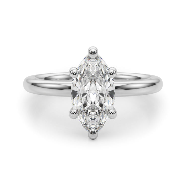 2 Carat Lab Grown Solitaire Engagement Ring