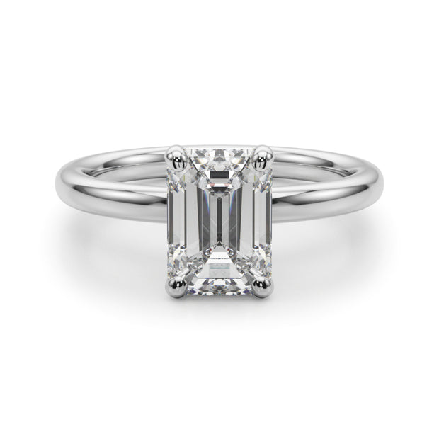 2 Carat Lab Grown Solitaire Engagement Ring