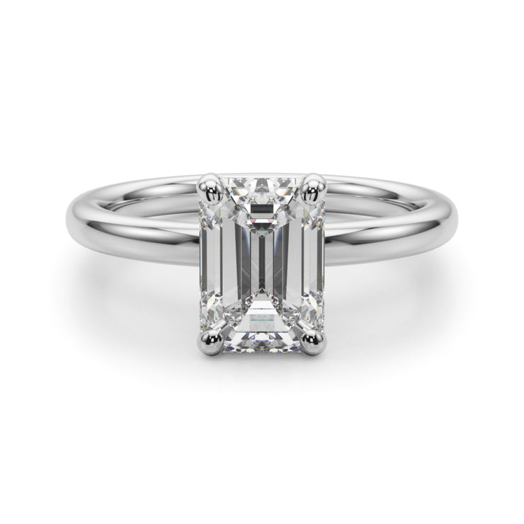 2 Carat Lab Grown Solitaire Engagement Ring