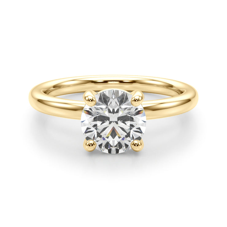 2 Carat Lab Grown Solitaire Engagement Ring