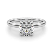 2 Carat Lab Grown Solitaire Engagement Ring