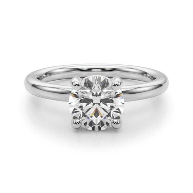 2 Carat Lab Grown Solitaire Engagement Ring