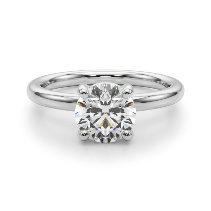 2 Carat Lab Grown Solitaire Engagement Ring