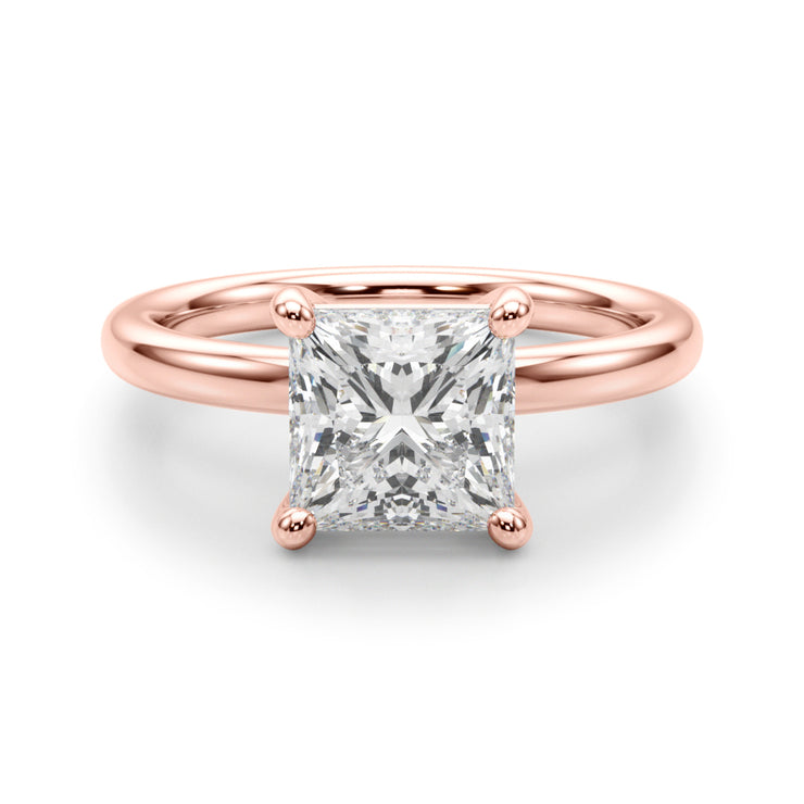 2 Carat Lab Grown Solitaire Engagement Ring