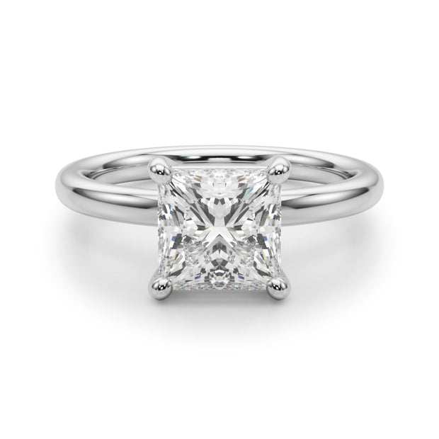 2 Carat Lab Grown Solitaire Engagement Ring