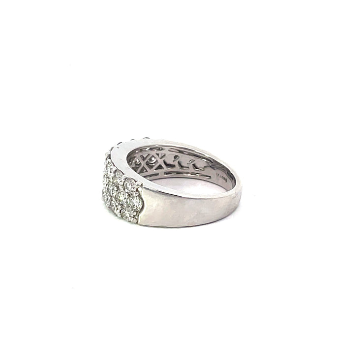 White Gold Diamond Anniversary Ring