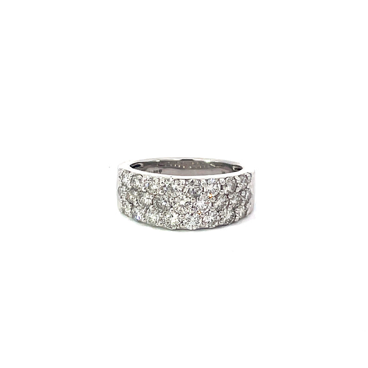 White Gold Diamond Anniversary Ring