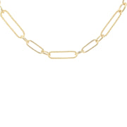 Yellow Gold Heavy Oval Link Chain