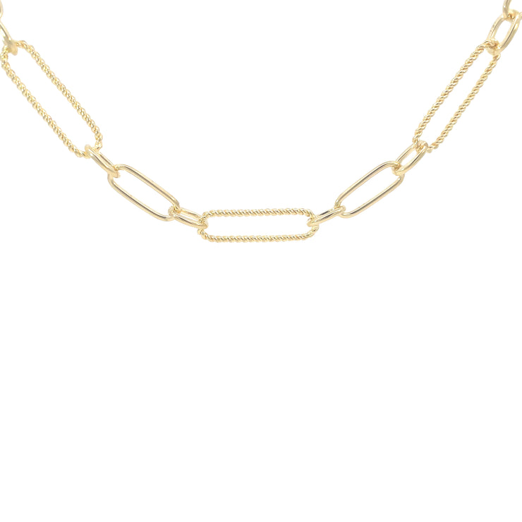 Yellow Gold Heavy Oval Link Chain