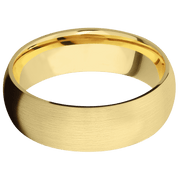 10K Yellow Gold + Satin Finish