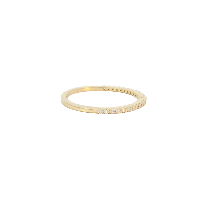 Yellow Gold Diamond Band