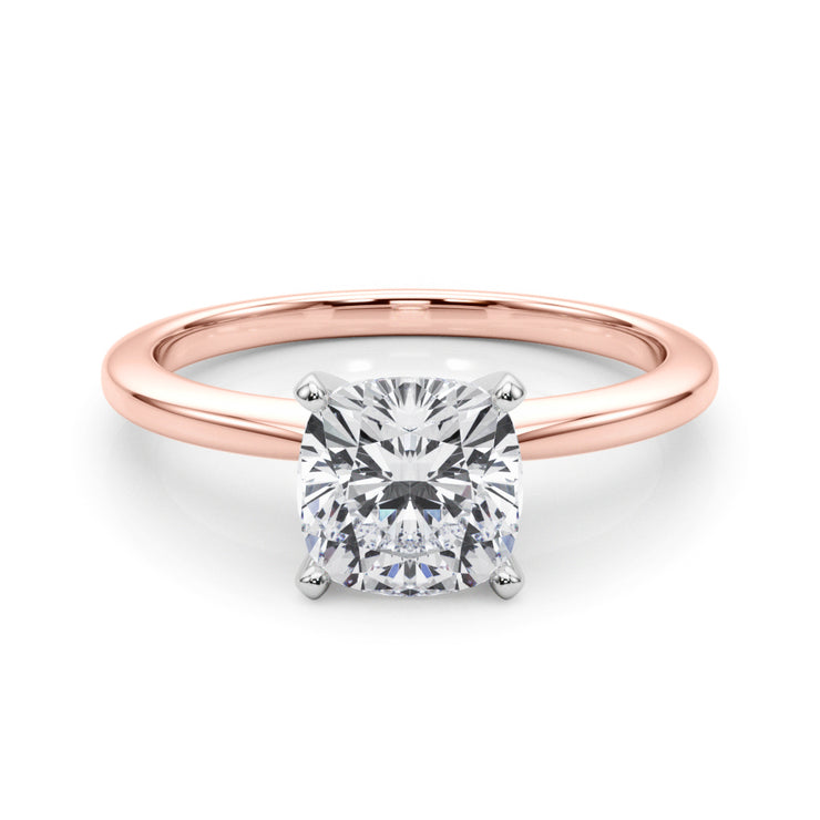 2 Carat Lab Grown Solitaire Engagement Ring