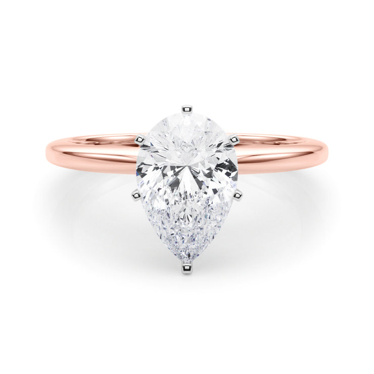 2 Carat Lab Grown Solitaire Engagement Ring