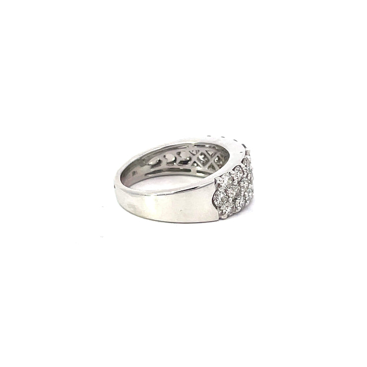 White Gold Diamond Anniversary Ring