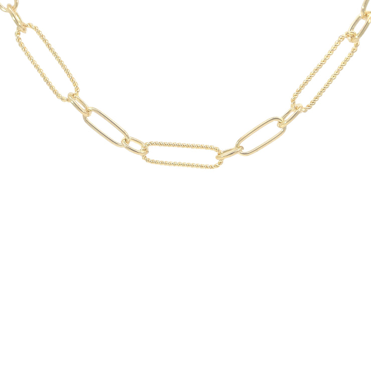 Yellow Gold Heavy Oval Link Chain