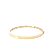 Yellow Gold Diamond Bangle Bracelet