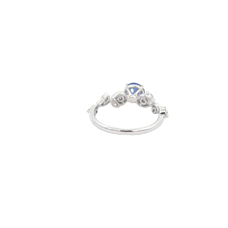 White Gold Diamond Tanzanite Ring