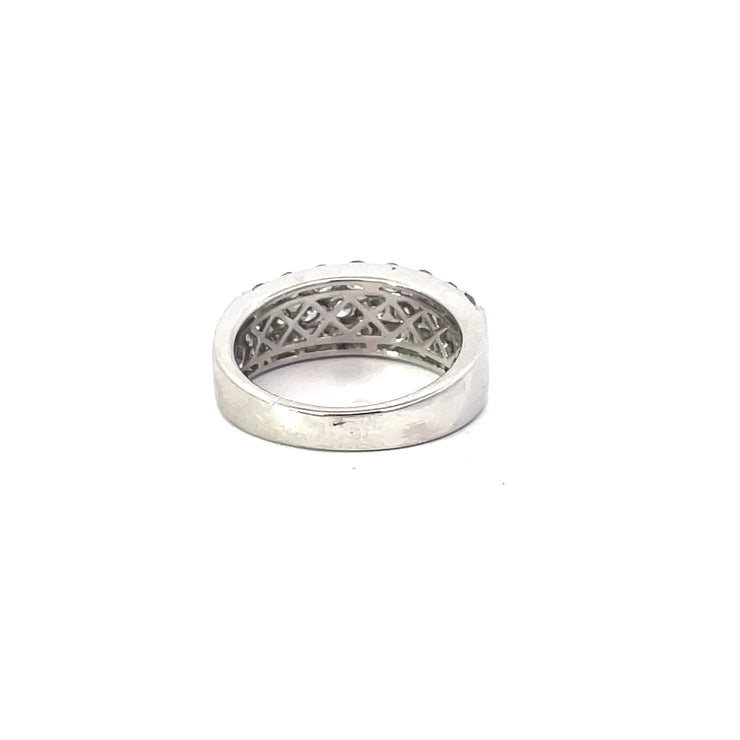 White Gold Diamond Anniversary Ring