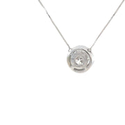 2Ct Lab Grown Diamond Solitaire Necklace