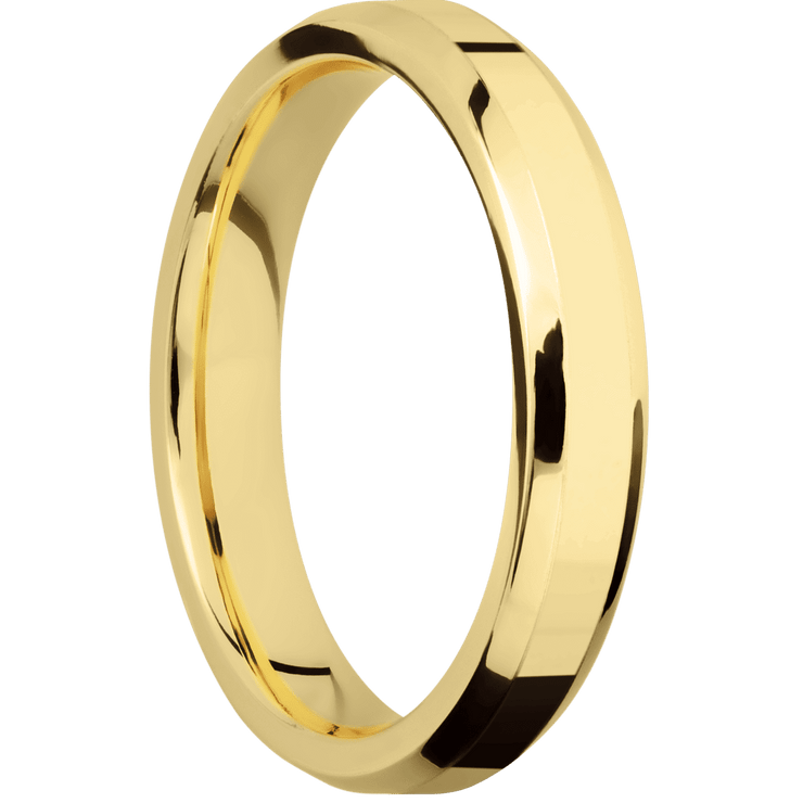 14K Yellow Gold + Polish , Polish Finish