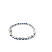 White Gold Sapphire Tennis Bracelet